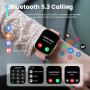 Смарт-часы Poounur T80 с Bluetooth-звонками и HD экраном