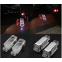 Подсветка дверей авто с логотипом Audi 4 шт (на 4 двери)