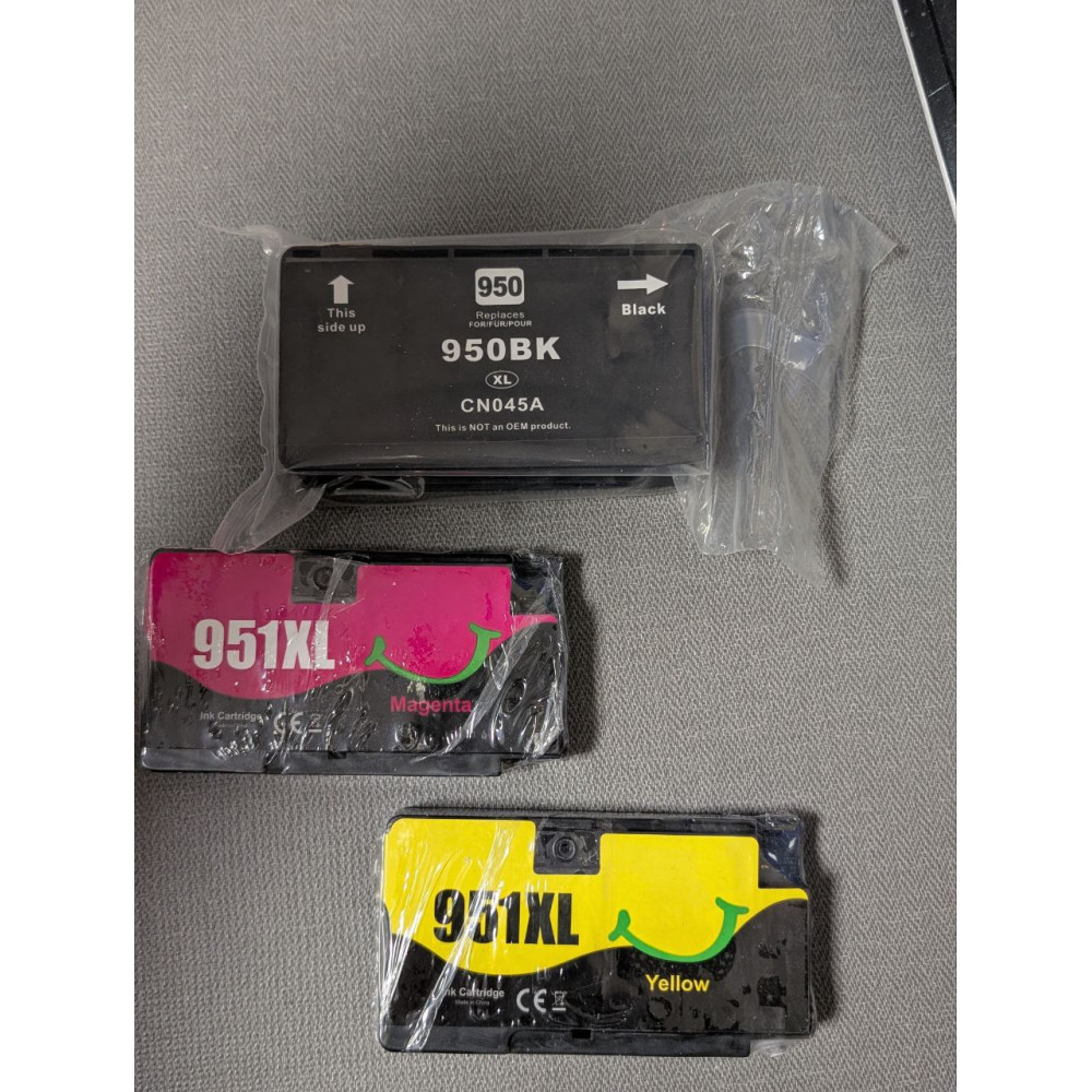 Сменные чернильные картриджи 950XL и 951XL Magenta, Yellow для HP OfficeJet Pro