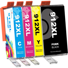 Картриджи Print Expert 912XL совместимы с HP OfficeJet Pro 8010–8025 комплект 4 шт