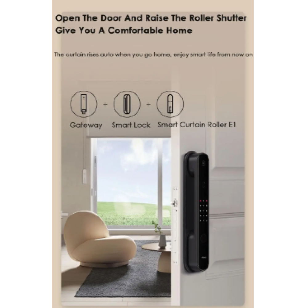 Мотор  для рулонних штор Aqara Roller Shade Driver E1 ZigBee 3.0 Apple HomeKit EU 