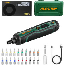 Аккумуляторная отвертка ALEAPOW модель O1 Pro, 3,6 В 5 Нм + 20 бит в комплекте, TYPE-C