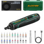Аккумуляторная отвертка ALEAPOW модель O1 Pro, 3,6 В 5 Нм + 20 бит в комплекте, TYPE-C