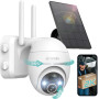 Уличная камера видеонаблюдения BOIFUN 2K с обзором 360° Wi-Fi-
