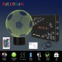 Дитячий нічник FULLOSUN 3D 8х21 см футбольний м'яч USB