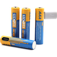 Литиевые аккумуляторы SZEMPTY AAA, 1,5 В USB Li-Ion AAA
