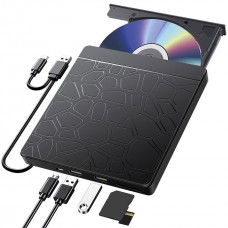  CD DVD ROM +/-RW, тонкий портативний оптичний дисковод CD DVD Player