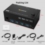 Світч / Комутатор HDMI Switch 2 порти, KCEVE USB 3.0 KVM Switcher Box,