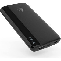Павербанк PowerBank 12000mAh с функцией быстрой зарядки, РК-дисплей SLuB
