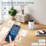 Очищувач повітря RUBOT для дому,  WiFi Alexa Control, повітряний фільтр із режимом сну