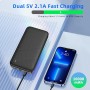 Powerbank чорний Q1054 10000 mAh USB-C, Mini Powerbank 