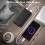 Powerbank чорний Q1054 10000 mAh USB-C, Mini Powerbank 