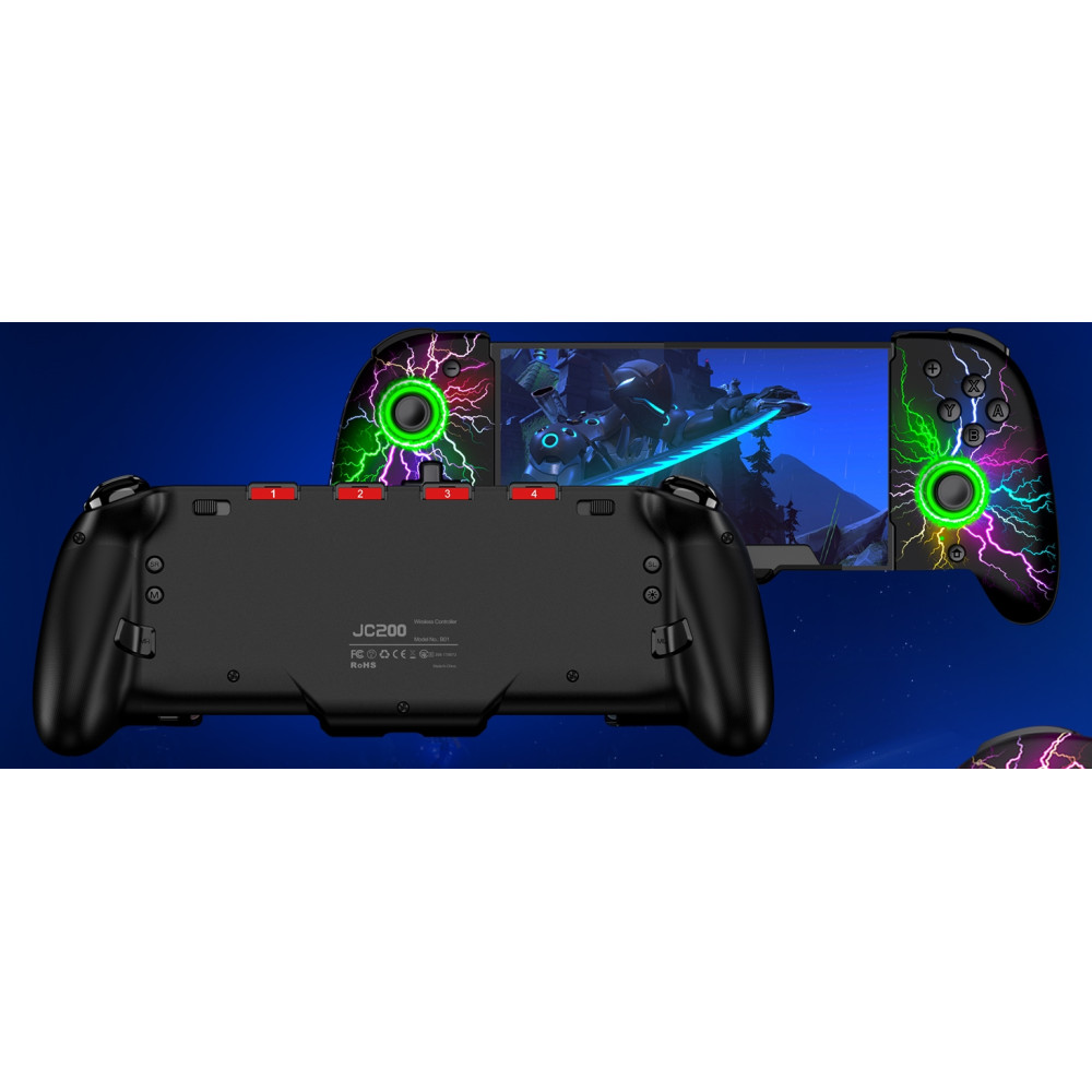Геймпад беспроводной Gammeefy JC200 с эффектом Холла для Nintendo Switch и Switch OLED