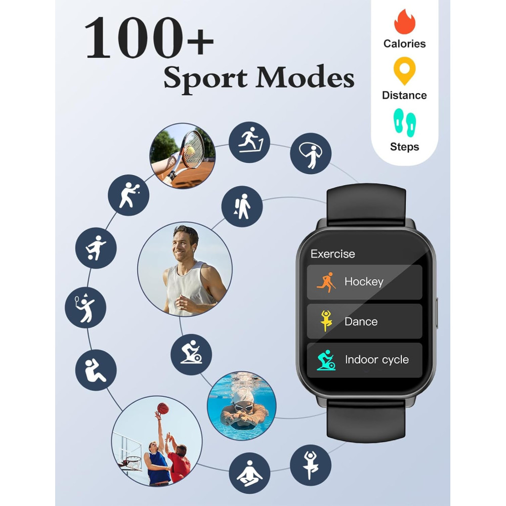 Смарт годинник RUIMEN  для iPhone та Android.