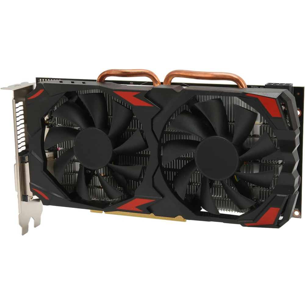 Игровая видеокарта RX 580, два вентилятора 256 бит 8 ГБ GDDR5, 16x PCI Express 3.0