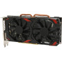 Игровая видеокарта RX 580, два вентилятора 256 бит 8 ГБ GDDR5, 16x PCI Express 3.0