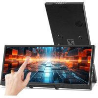 Портативний монітор Prechen 12,3-дюйми HDMI, USBC, 1920 x 720 IPS, кут огляду 178°
