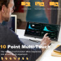 Портативный монитор Prechen 12,3-дюйма HDMI, USBC, 1920 x 720 IPS, угол обзора 178°