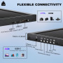 Портативный монитор Prechen 12,3-дюйма HDMI, USBC, 1920 x 720 IPS, угол обзора 178°