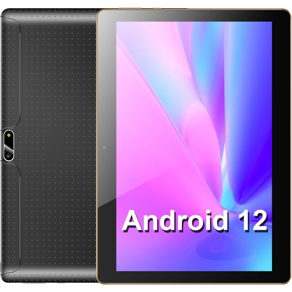 Планшет Padgene 10,1 дюйм на Android 12 со слотом для двух SIM, 2GB RAM+32 ROM