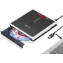 Внешний CD/DVD-привод NOLYTH в футляре с SD/TF-кардридером и 2 USB-портами