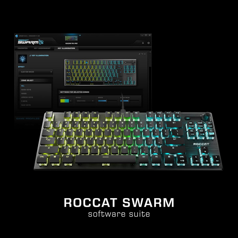 Клавіатура ROCCAT Vulcan II Mini Keyboard Black OKI