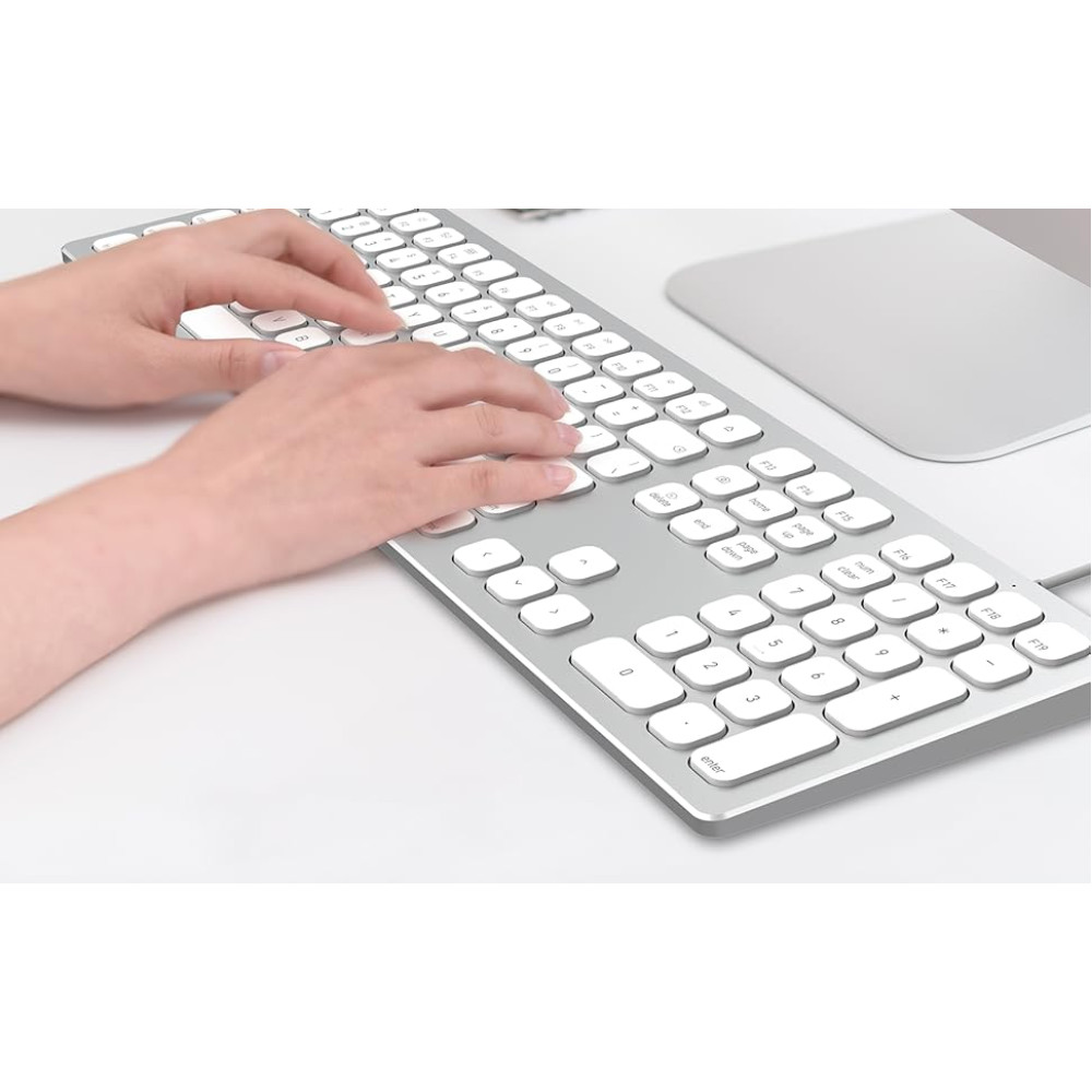 Элегантная Алюминиевая проводная клавиатура Yivandi для Apple Mac OS