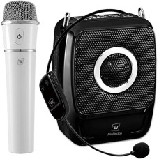 Усилитель голоса WinBridge с двумя микрофонами, мегафон, Bluetooth-динамик с микрофоном 