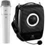 Усилитель голоса WinBridge с двумя микрофонами, мегафон, Bluetooth-динамик с микрофоном 