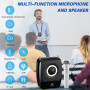 Усилитель голоса WinBridge с двумя микрофонами, мегафон, Bluetooth-динамик с микрофоном 