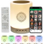 Динамик Корана с сенсорной лампой SQ-112., Bluetooth, Quran Speaker, MP3 и FM-радио